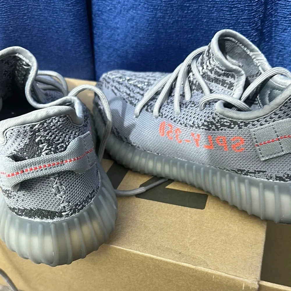 - Gray Yeezy Sneakers